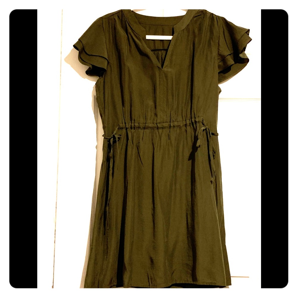 Olive green dress